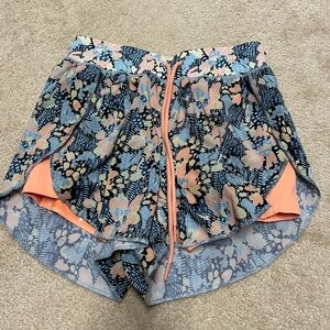 🥳 SOLD  Limited Edition Madeline Moves x Senita Athletics Sunset Bloom Shorts